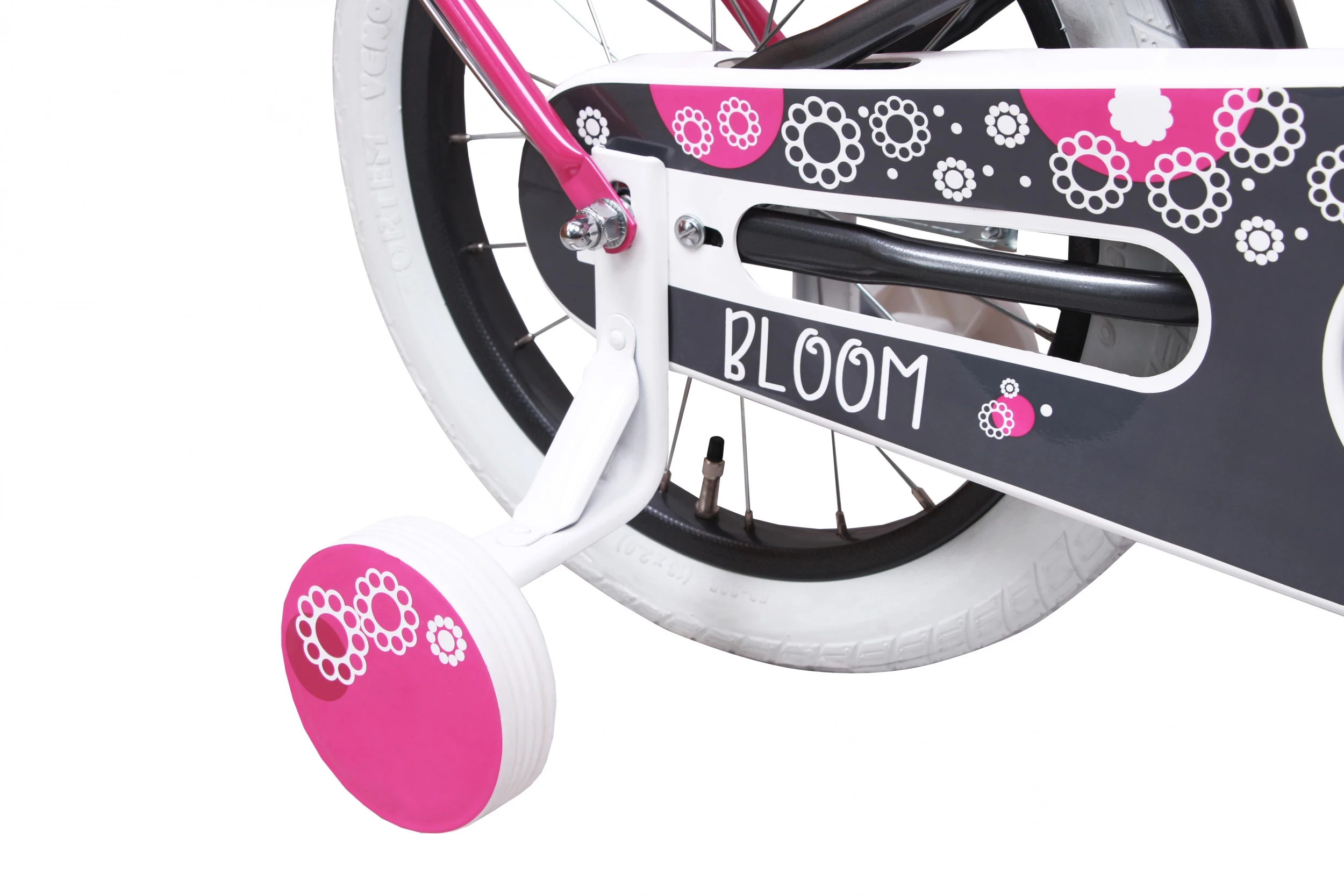 AMIGO Bloom 16 Zoll Mädchen Rücktrittbremse Grau – Bild 4