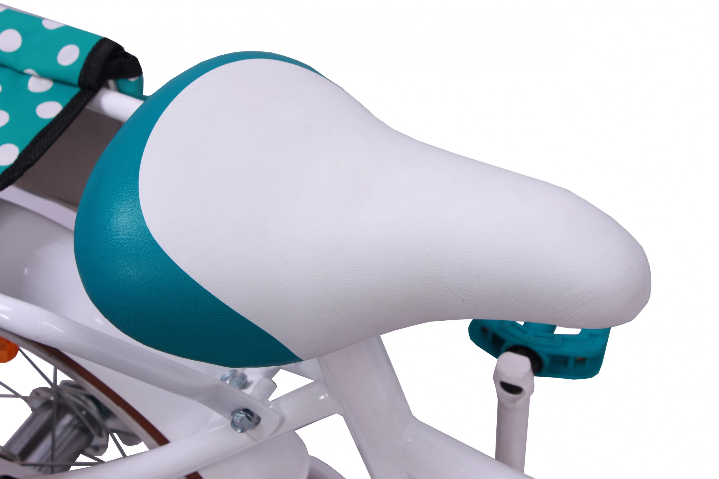 AMIGO Dots 12 Zoll Mädchen Rücktrittbremse Weiß – Bild 6