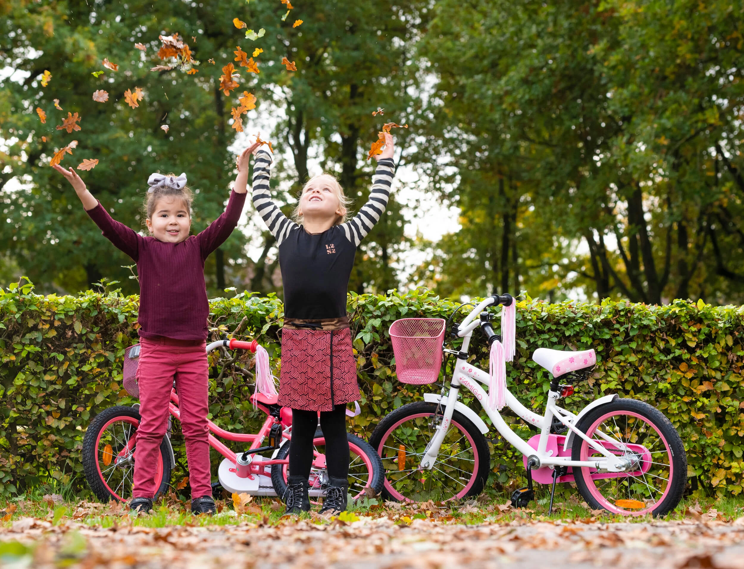 AMIGO Flower 14 Zoll 22 Cm Mädchen Rücktrittbremse Violett – Bild 7