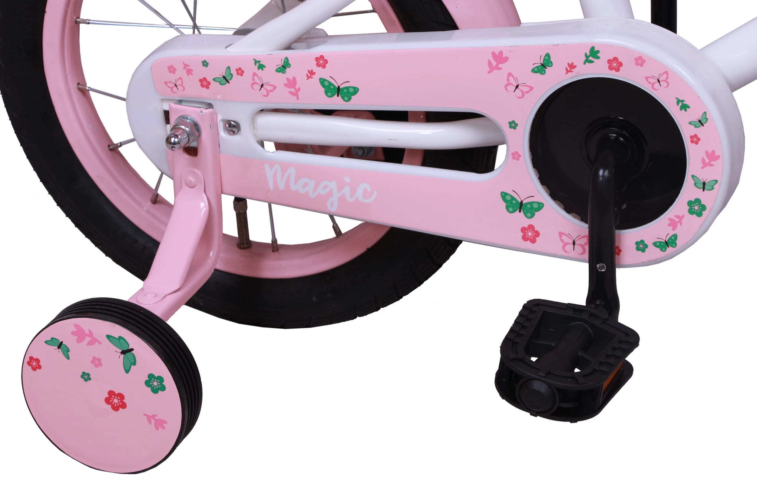 AMIGO Magic 16 Zoll Mädchen Rücktrittbremse Weiß – Bild 4