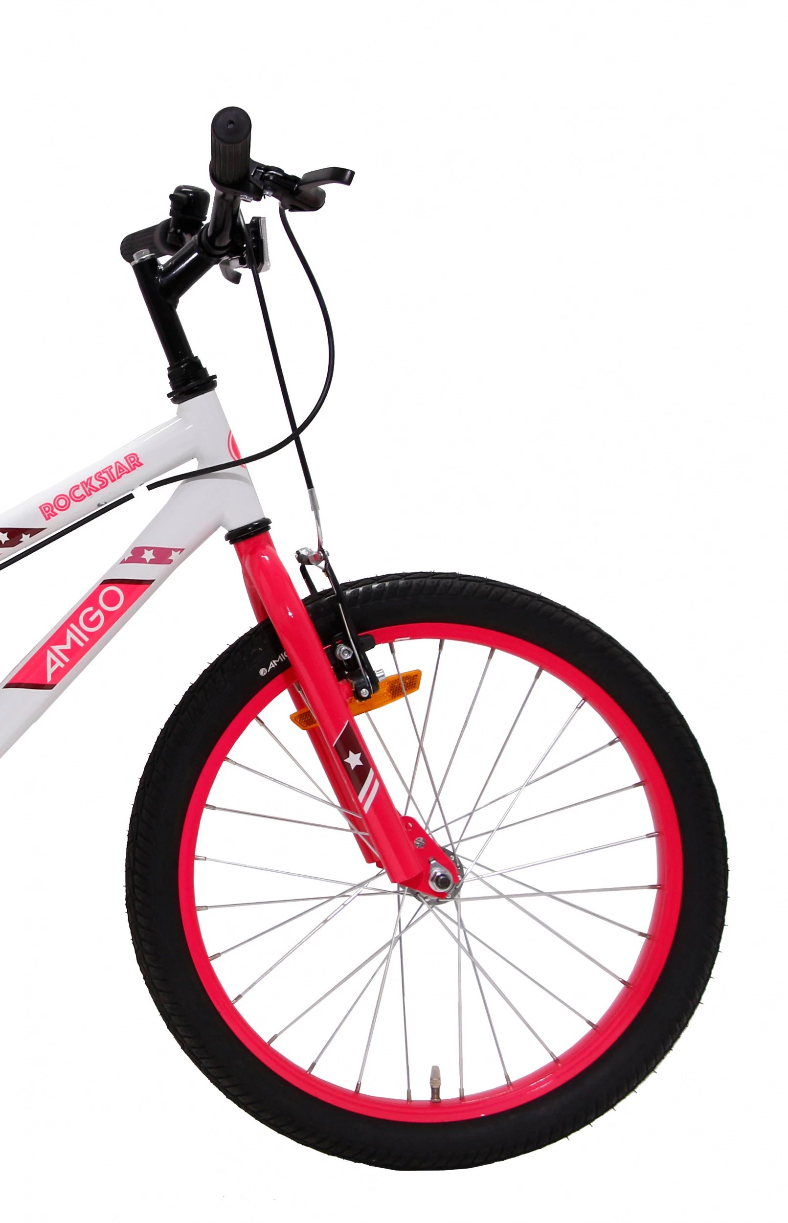 AMIGO Rockstar 20 Zoll 32 Cm Mädchen Felgenbremse Weiß – Bild 4
