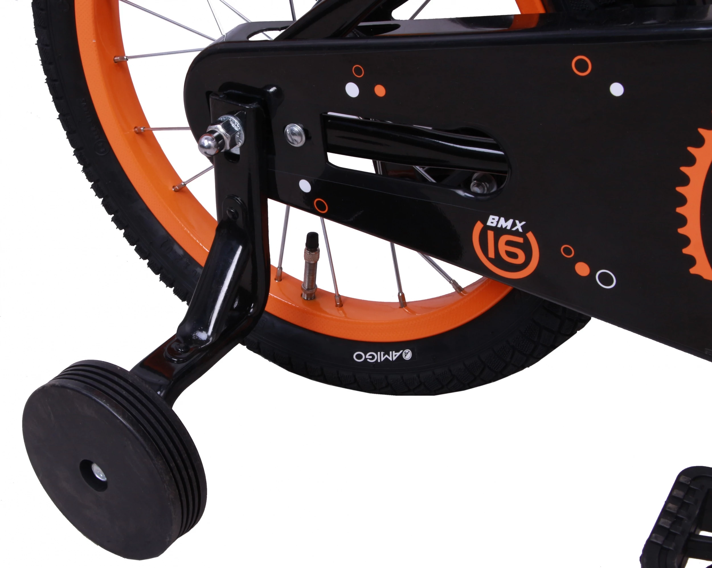 AMIGO Sports 16 Zoll 25,4 Cm Jungen Rücktrittbremse Schwarz – Bild 4