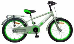 AMIGO Sports 18 Zoll Jungen Rücktrittbremse Grau/Grün