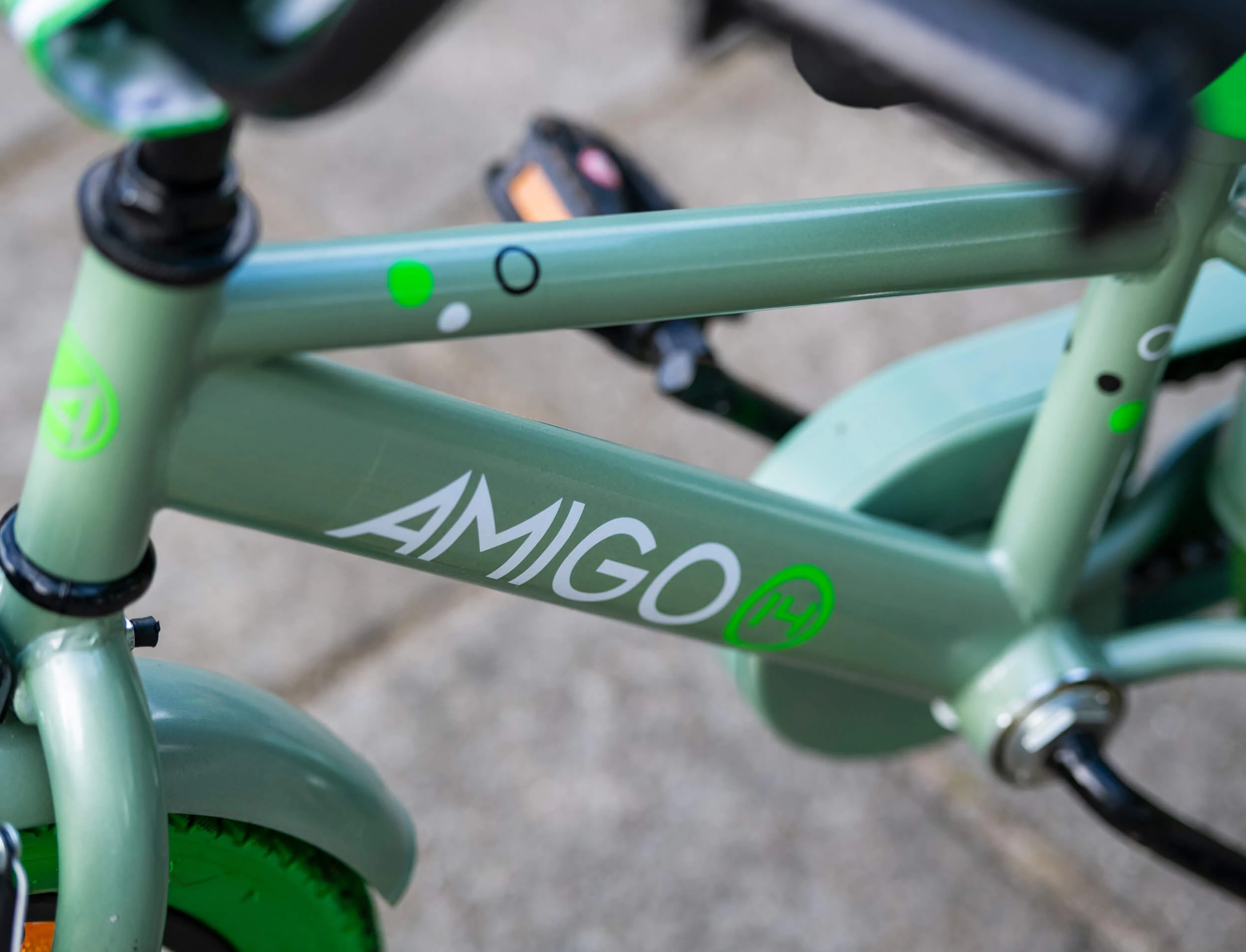 AMIGO Sports 18 Zoll Jungen Rücktrittbremse Grau/Grün – Bild 7