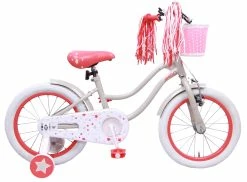 AMIGO Superstar 16 Zoll Mädchen Rücktrittbremse Creme