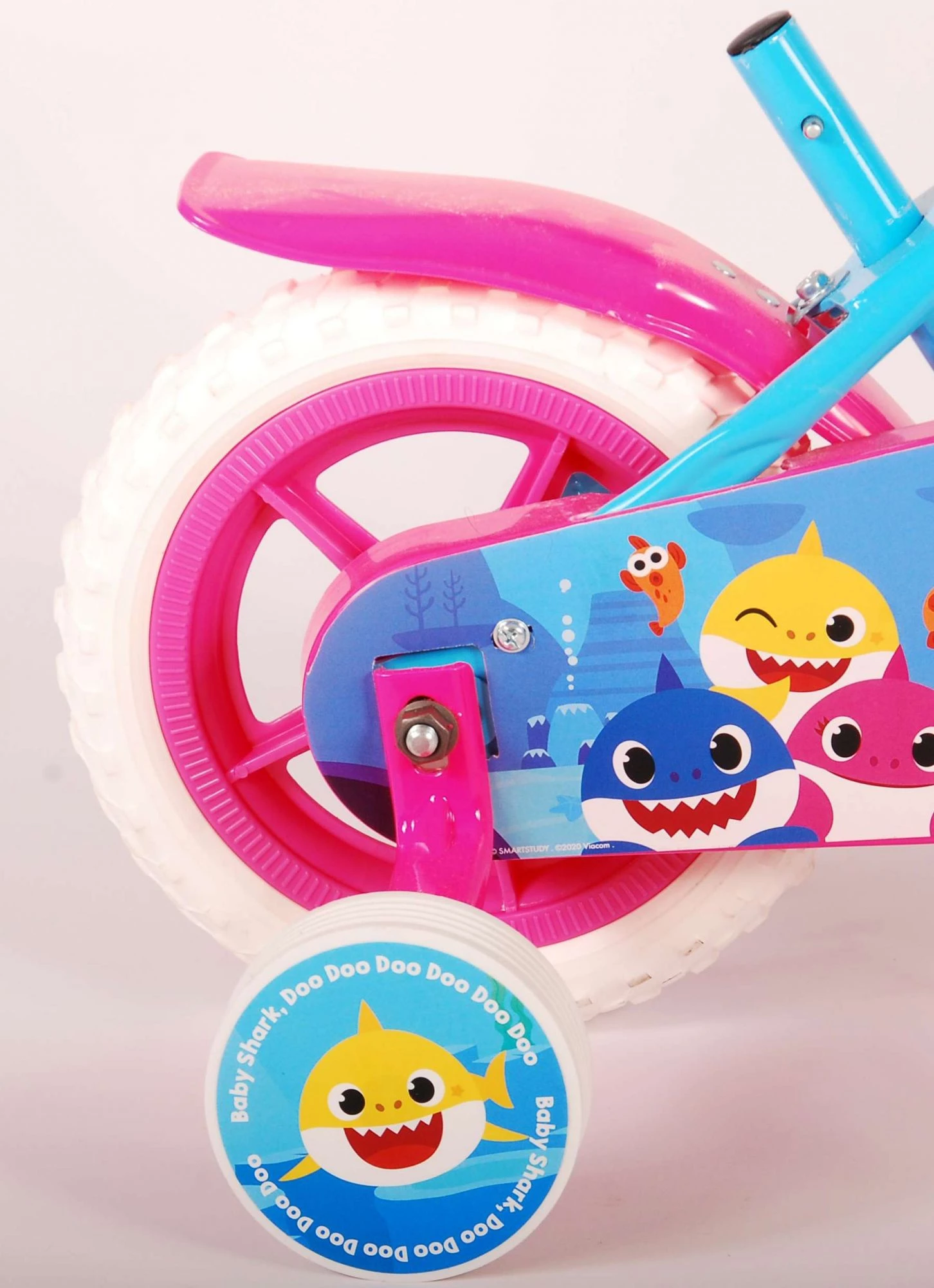 Pinkfong Baby Shark-S 10 Zoll 20 Cm Mädchen Über Treppen Blau/Rosa – Bild 7