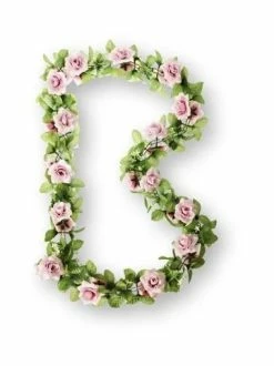 Basil Blumensträuße Blumengirlande Mit Rosen 120 Cm Rosa