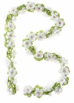 Basil Blumenstrand Flower Garland 120 Cm Weiß
