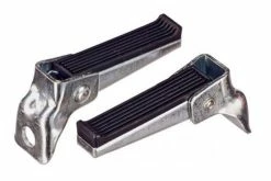 Bobike Fußrasten 1119 11 Cm Chrom/schwarz Pro Paar