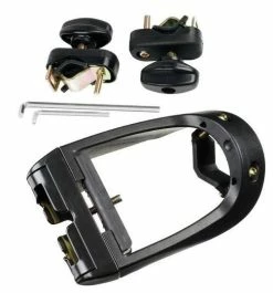 Bobike Sattelrohrschelle 2000Stahl Schwarz 5-teilig