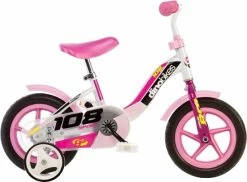 Dino 108 Sport 10 Zoll 17 Cm Mädchen Über Treppen Rosa/Weiß