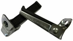 Dremefa Fußstützen Fach Schwarz / Silber 2 Stück