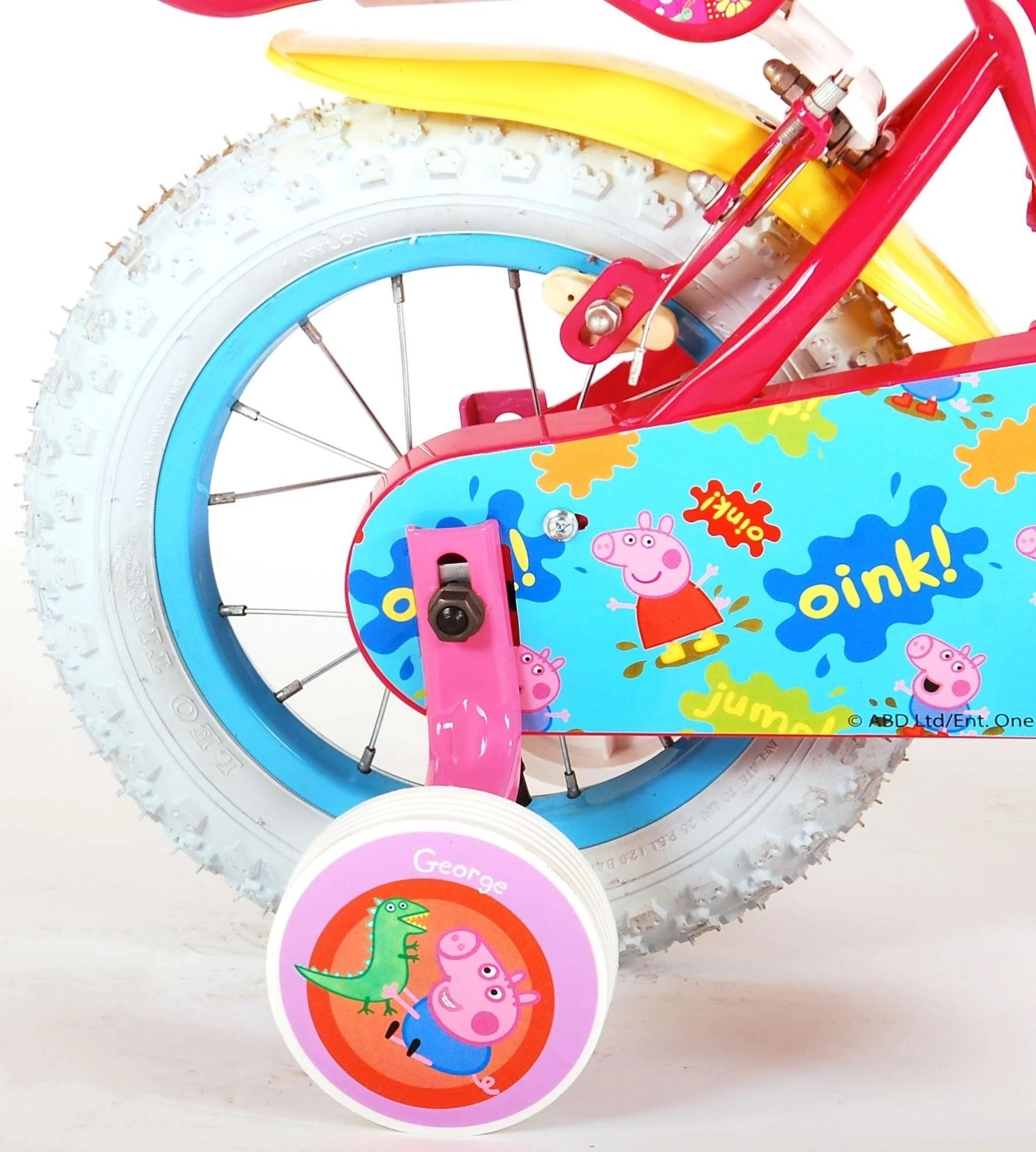 Nickelodeon Peppa Pig 12 Zoll 21,5 Cm Mädchen Felgenbremse Rosa – Bild 4