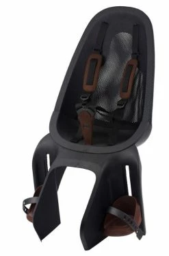 Qibbel Fahrradsitz Air Hinter Junior Mesh Braun/schwarz