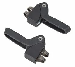 Qibbel Fußrasten Q193 Schwarz 12 Cm 2 Stück