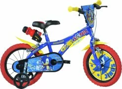 Dino Sonic-S 14 Zoll 24 Cm Jungen Felgenbremse Blau/Gelb