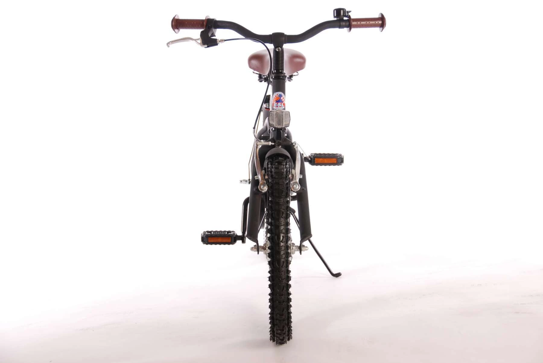 Volare Black Cruiser 18 Zoll 27 Cm Jungen Rücktrittbremse Mattschwarz – Bild 5