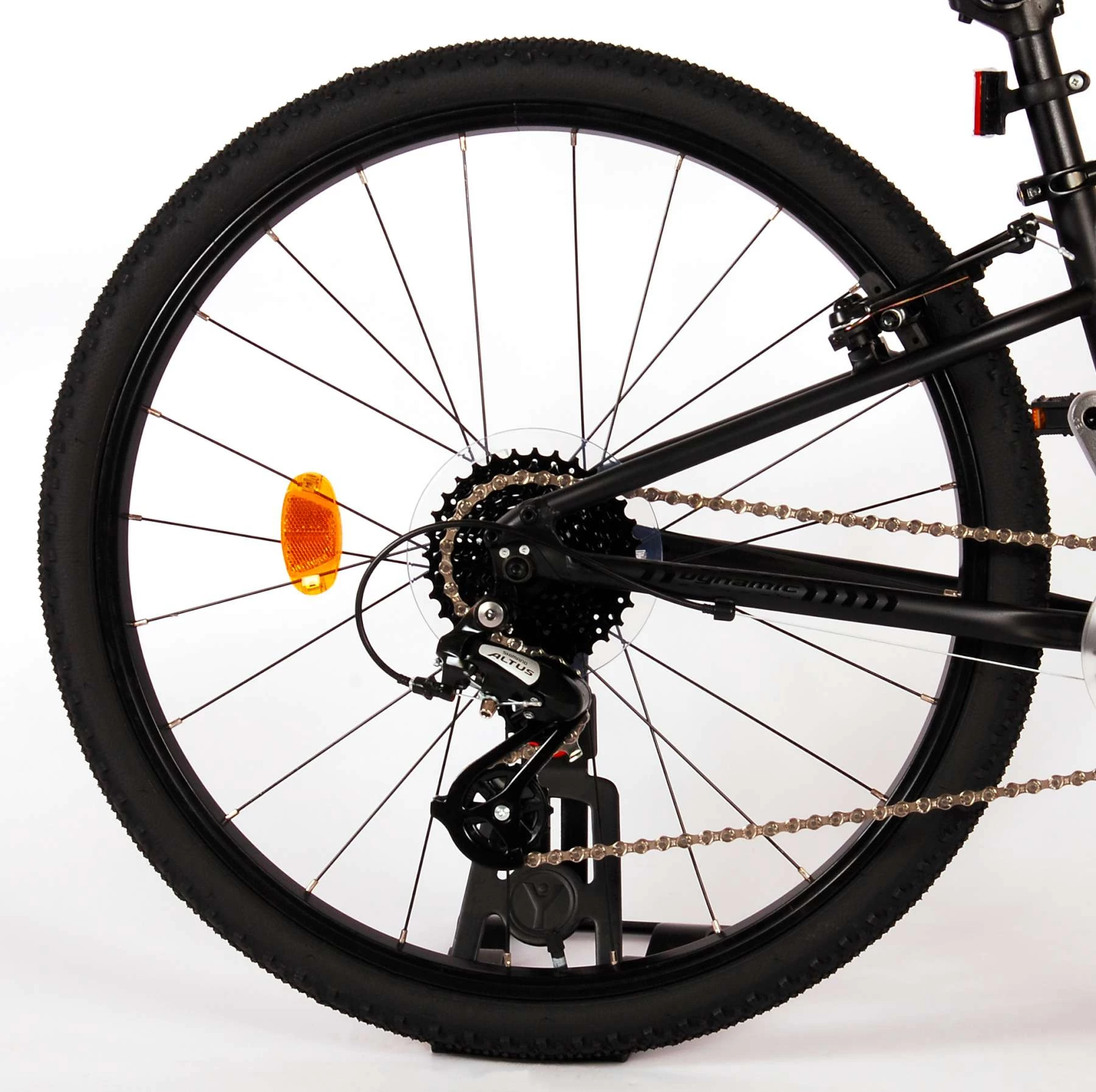 Volare Dynamic 24 Zoll Jungen 8G Felgenbremse Mattschwarz – Bild 7