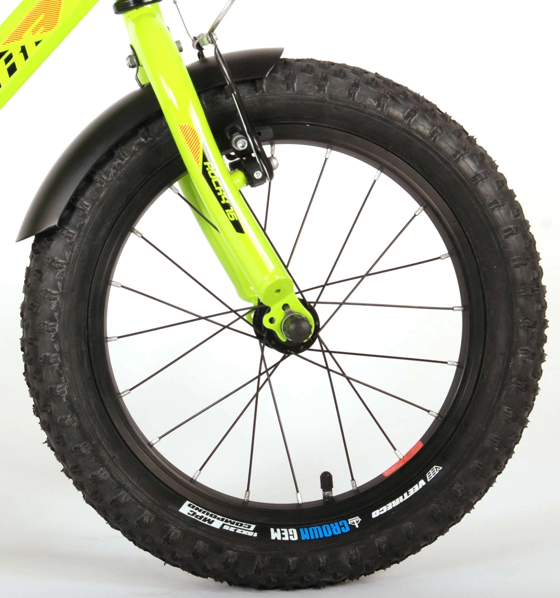 Volare Rocky 16 Zoll 26 Cm Jungen Rücktrittbremse Grün/Schwarz – Bild 9